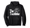 Monster Truck Jam Truckfather Funny Hoodie - Minimalist Print for Adults - T-Shirt, Sweatshirt, Hoodie