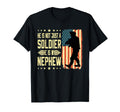 My Nephew Is Soldier Hero Proud Army T-Shirt - Unique Graphic for Adults - T-Shirt, Sweatshirt, Hoodie
