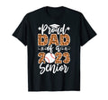 Proud Senior Dad Class 2023 Baseball Dad T-Shirt - Custom Art Print Unisex - T-Shirt, Sweatshirt, Hoodie