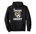 Soccer Daddy Leopard Heart Matching Hoodie - Trendy Graphic for Adults - T-Shirt, Sweatshirt, Hoodie