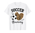 Soccer Grammy Heart Leopard Grammy T-Shirt - Streetwear Style Men Women - T-Shirt, Sweatshirt, Hoodie