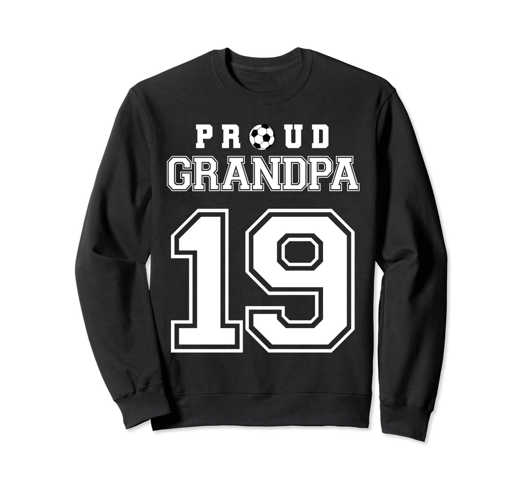 Number 19 Custom Proud Soccer Sweatshirt - Novelty Apparel for Adults - T-Shirt, Sweatshirt, Hoodie