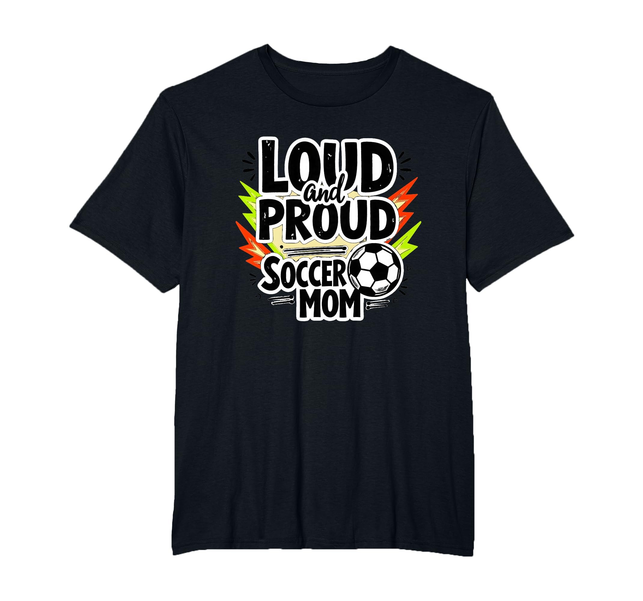 Loud And Proud Soccer Mom Mens Sweatshirt - Aesthetic Graphic for Adults - T-Shirt, Sweatshirt, Hoodie