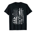 Fathers Day Usa Flag Dad Myth Legend T-Shirt - Aesthetic Graphic Men Women - T-Shirt, Sweatshirt, Hoodie