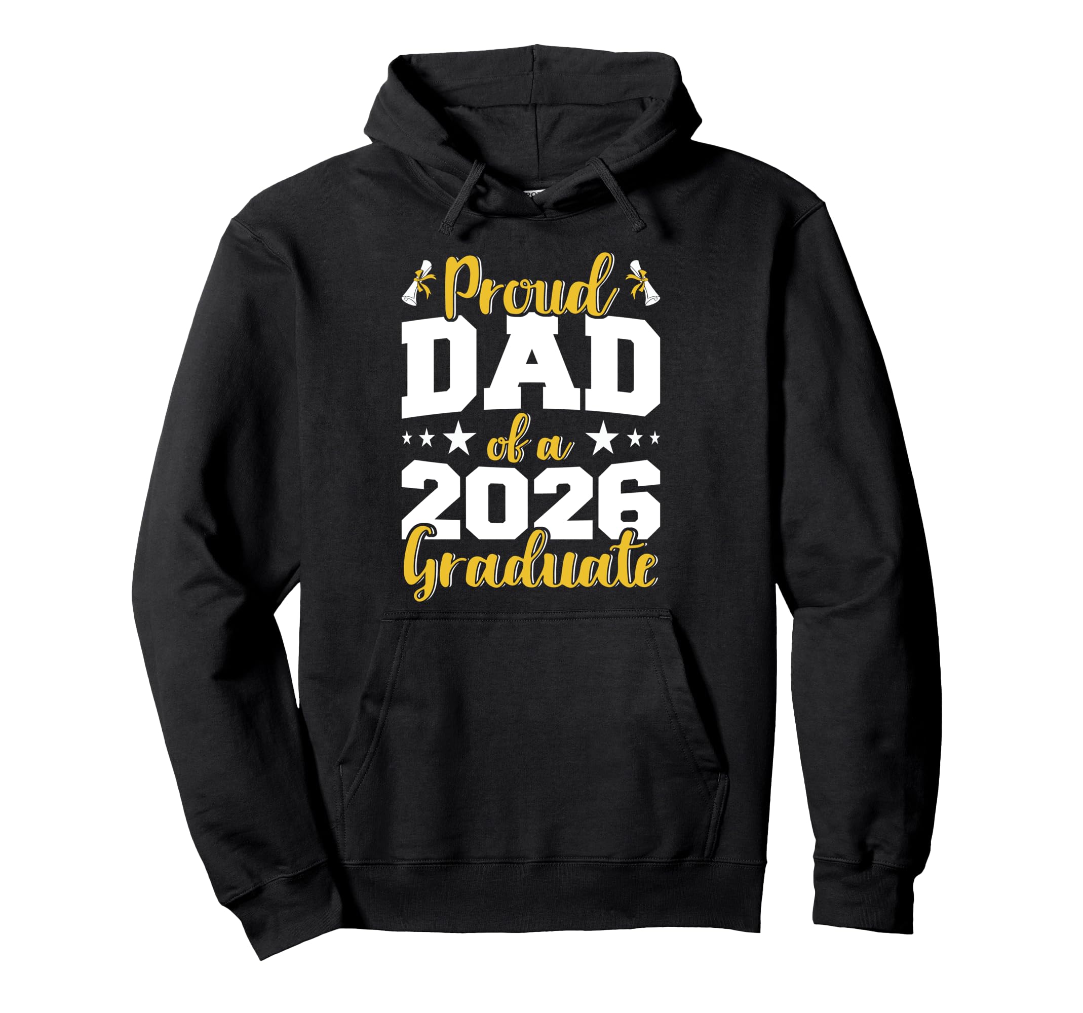 Proud Dad 2026 Graduate Senior Family Hoodie - Unique Graphic Men Women - T-Shirt, Sweatshirt, Hoodie