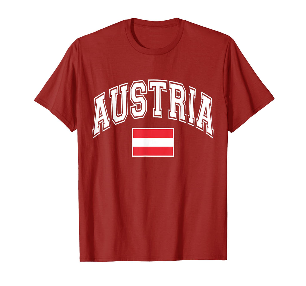 Austria Austrian Flag Osterreich T-Shirt - Fun Novelty Design Men Women - T-Shirt, Sweatshirt, Hoodie