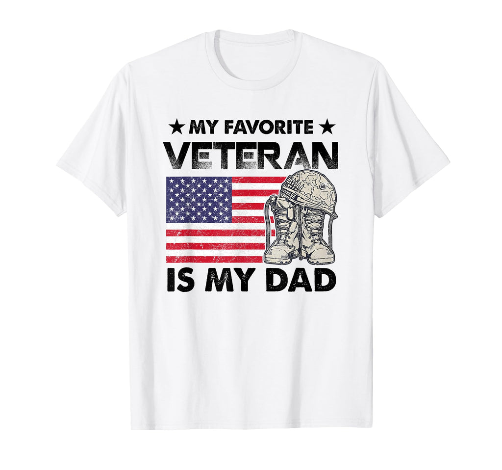 Father Veterans Day My Favorite Veteran T-Shirt - Aesthetic Graphic Unisex - T-Shirt, Sweatshirt, Hoodie