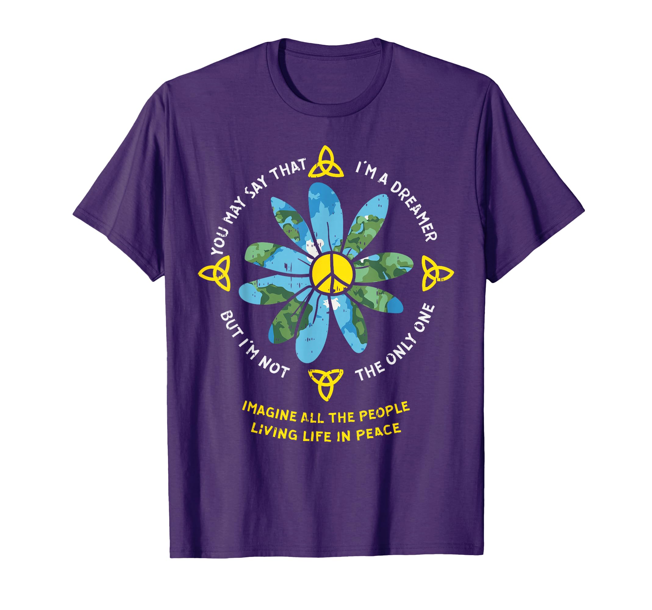 People Living Life Peace 80S Hippie T-Shirt - Novelty Apparel for Adults - T-Shirt, Sweatshirt, Hoodie