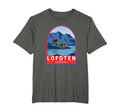 Lofoten Norway Emblem T-Shirt - Casual Everyday Wear Men Women - T-Shirt, Sweatshirt, Hoodie