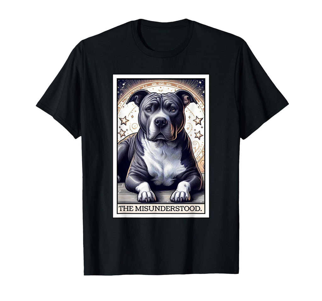 Pitbull Tarot Card Pitbull Lover T-Shirt - Fun Novelty Design Men Women - T-Shirt, Sweatshirt, Hoodie