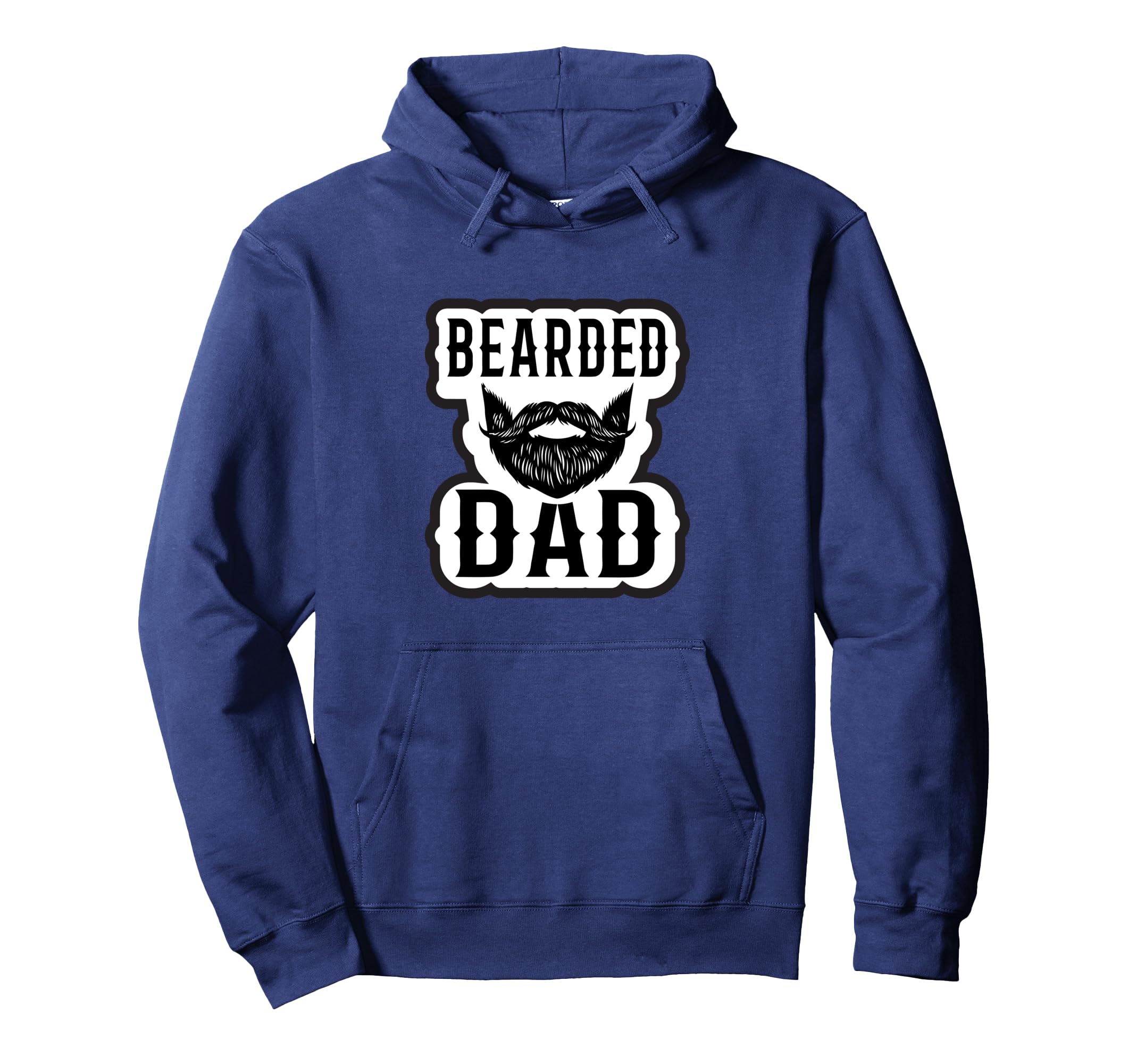 Bearded Dad Funny Fathers Day Hoodie - Casual Everyday Wear for Adults - T-Shirt, Sweatshirt, Hoodie
