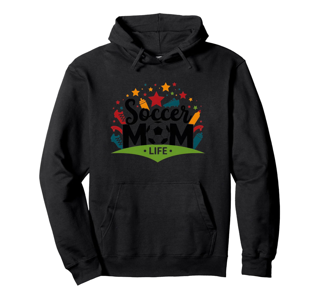 Soccer Mom Life Womens Sports Parent Hoodie - Custom Art Print Unisex - T-Shirt, Sweatshirt, Hoodie