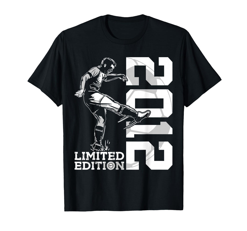 2012 14 Years Soccer 14Th Birthday T-Shirt - Custom Art Print for Adults - T-Shirt, Sweatshirt, Hoodie