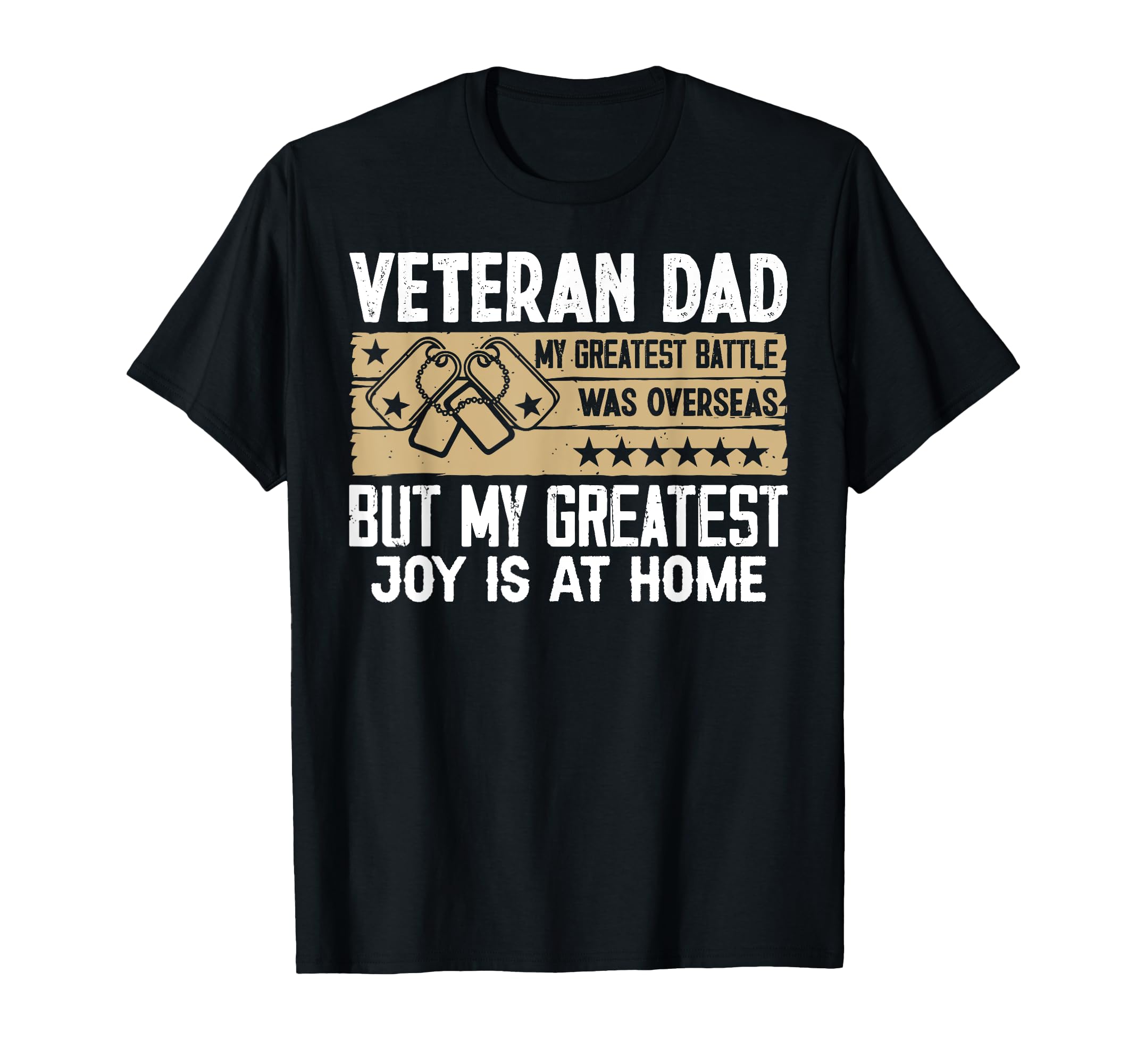 My Greatest Joy Is Home Veteran Dad T-Shirt - Minimalist Print Men Women - T-Shirt, Sweatshirt, Hoodie