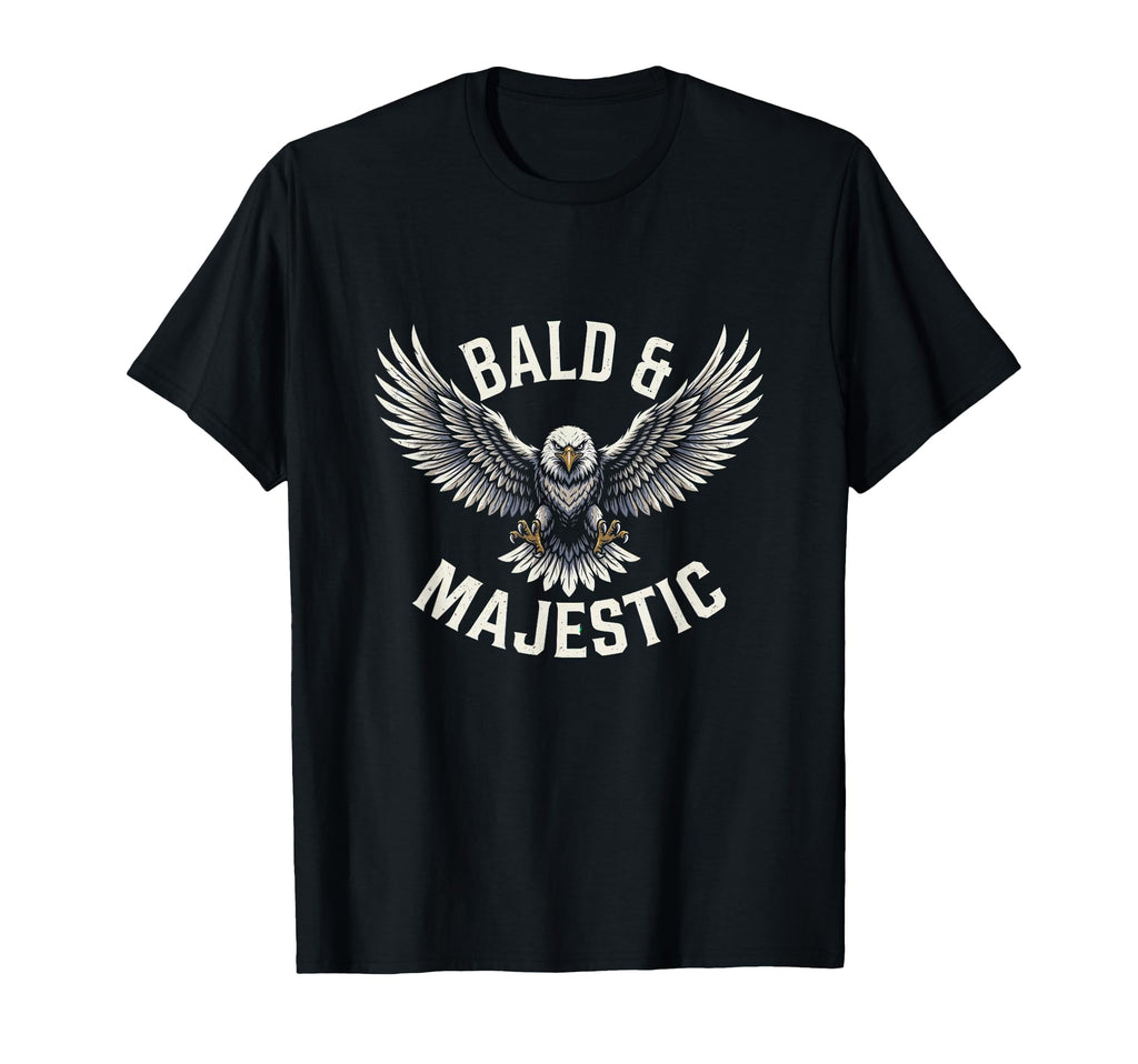 Bald Majestic Sexy Bald Guy Funny T-Shirt - Aesthetic Graphic for Adults - T-Shirt, Sweatshirt, Hoodie