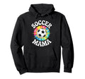 Soccer Mama Mom Tie Dye Hoodie - Graphic Print for Adults - T-Shirt, Sweatshirt, Hoodie