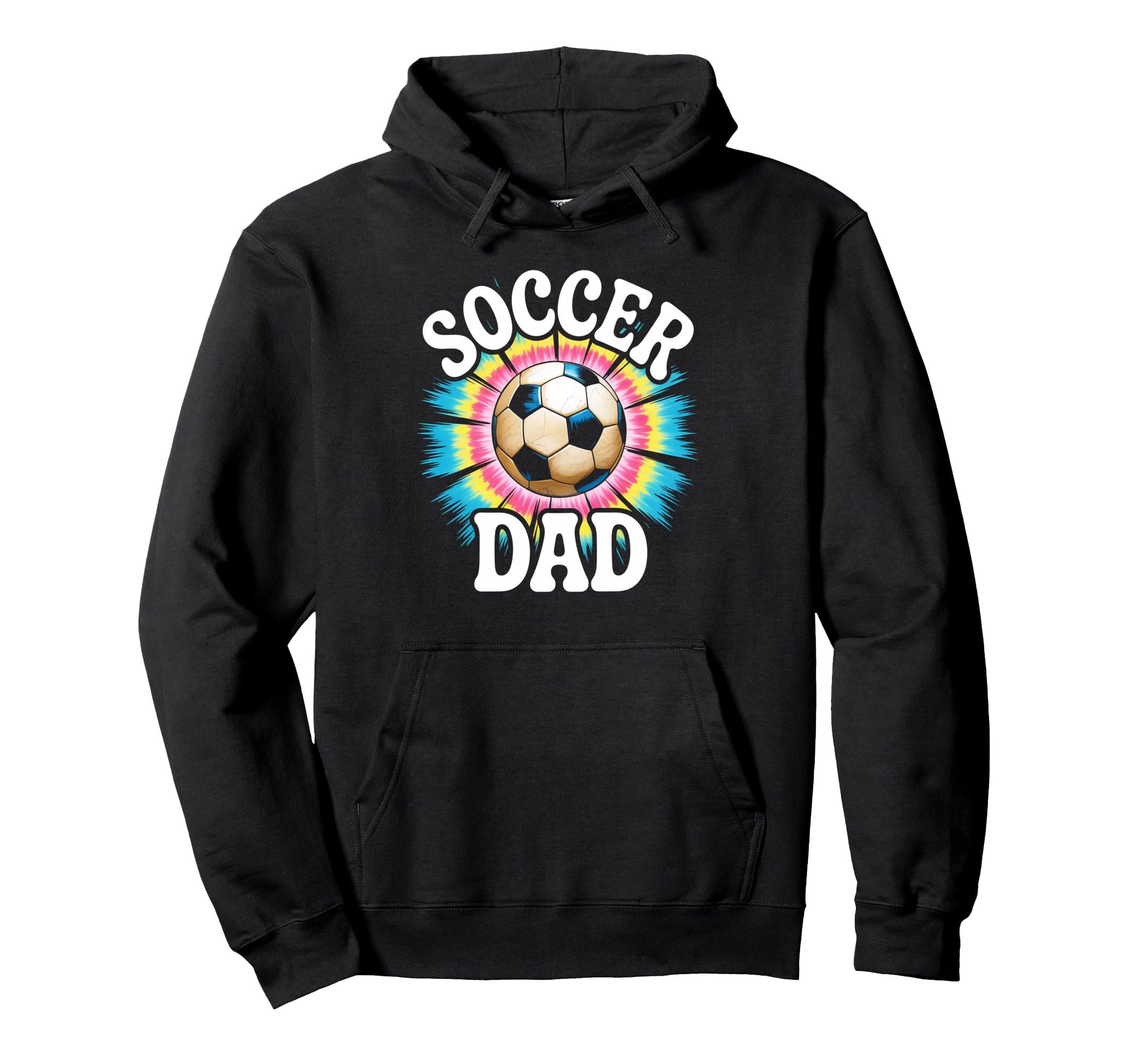 Soccer Dad Tie Dye Spirit Family Pride Hoodie - Streetwear Style for Adults - T-Shirt, Sweatshirt, Hoodie