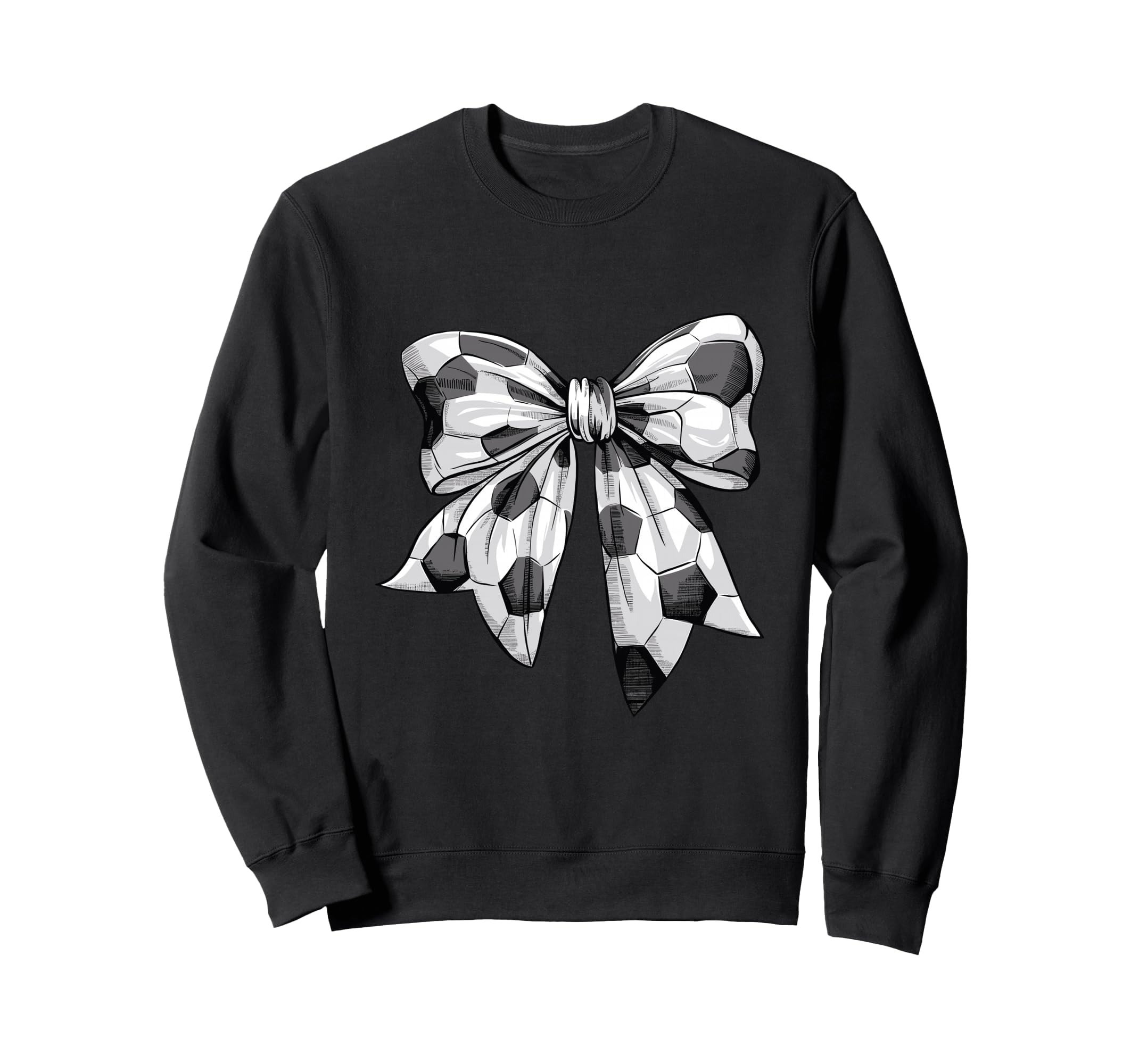 Coquette Bow Soccer Ball Mom Life Game Sweatshirt - Trendy Graphic Unisex - T-Shirt, Sweatshirt, Hoodie