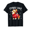 Corgi Dad Funny Snowflakes Buffalo T-Shirt - Aesthetic Graphic Men Women - T-Shirt, Sweatshirt, Hoodie