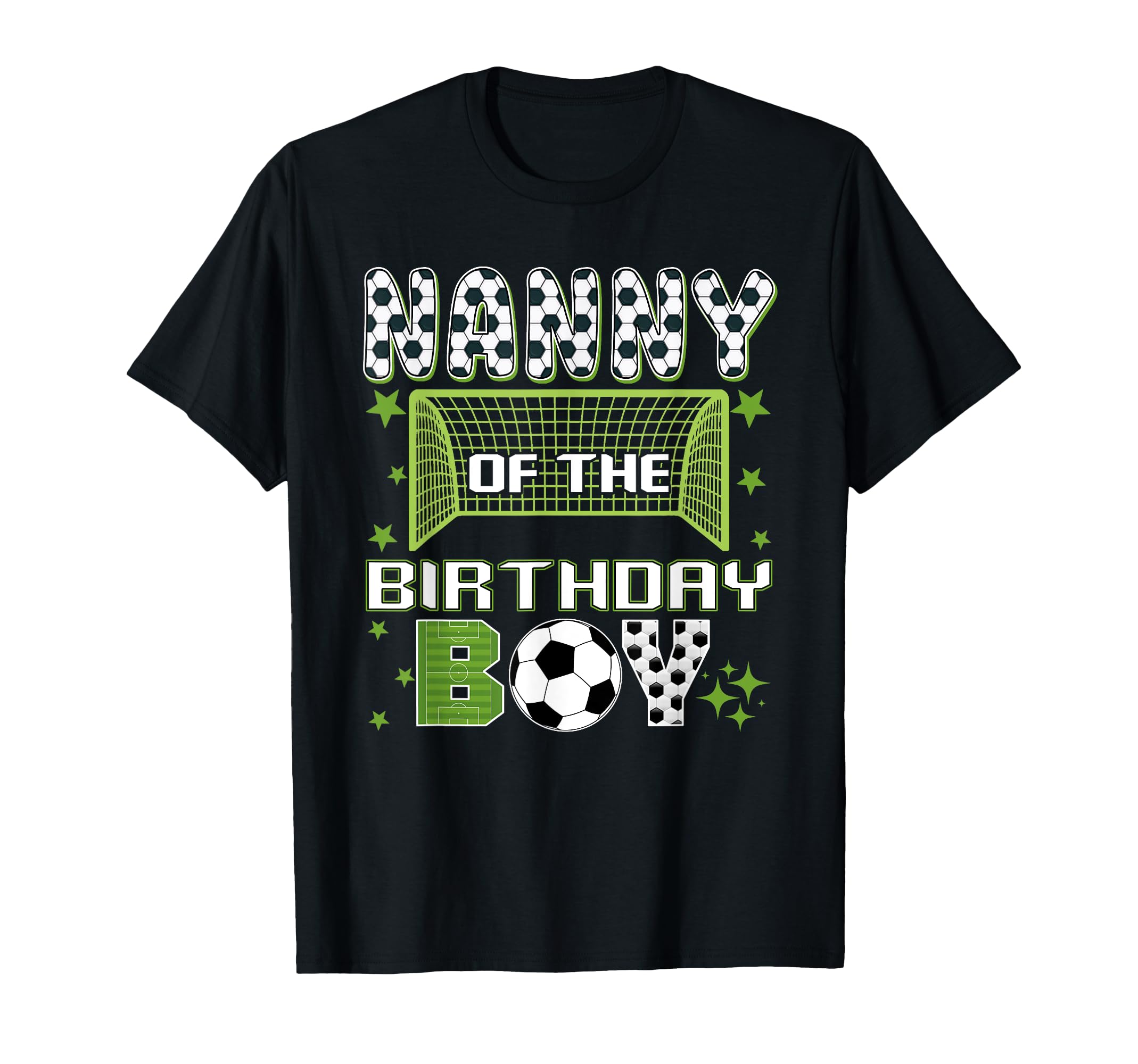 Nanny Birthday Soccer Group Family T-Shirt - Graphic Print Men Women - T-Shirt, Sweatshirt, Hoodie