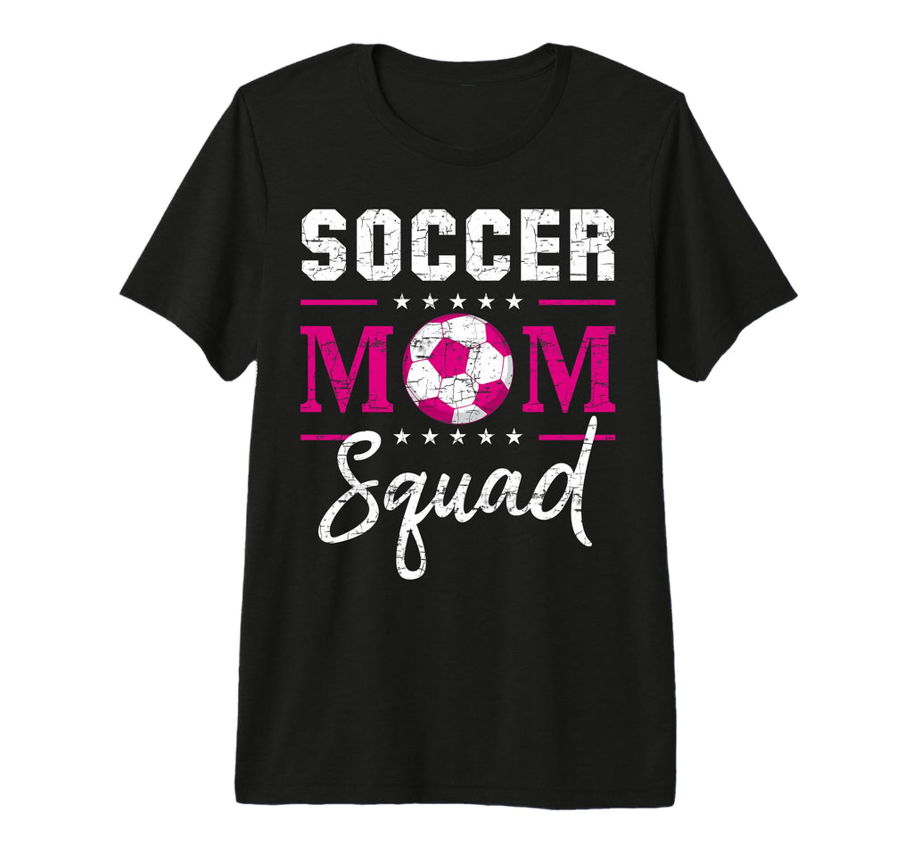 Soccer Mom Squad Soccer Ball Sport T-Shirt - Minimalist Print for Adults - T-Shirt, Sweatshirt, Hoodie