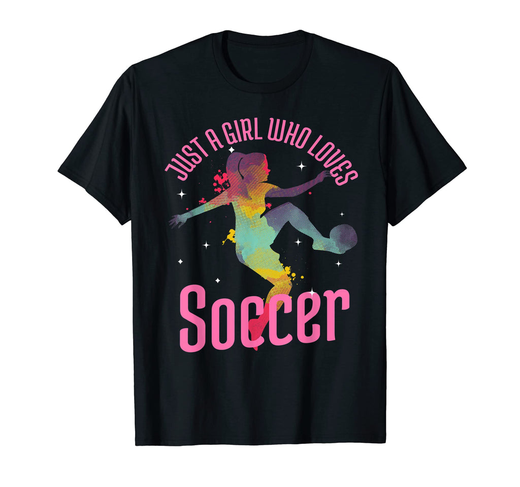 Just Who Loves Soccer Football Gift T-Shirt - Minimalist Print Unisex - T-Shirt, Sweatshirt, Hoodie