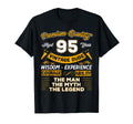Dude Myth Legend 95 Yrs 95Th Birthday T-Shirt - Trendy Graphic for Adults - T-Shirt, Sweatshirt, Hoodie
