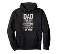 Bald Dad Fathers Day Proud Bald Dads Dad Hoodie - Novelty Apparel Unisex - T-Shirt, Sweatshirt, Hoodie