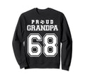 Number 68 Custom Proud Soccer Futbol Sweatshirt - Novelty Apparel Unisex - T-Shirt, Sweatshirt, Hoodie