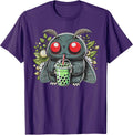 Mothman Drinking Bubble Tea Kawaii Boba - Adult & Kids T-Shirts, Sweatshirts & Hoodies apparel design preview 1