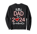 Proud Dad Class 2024 Graduate Sweatshirt - Custom Art Print Men Women - T-Shirt, Sweatshirt, Hoodie