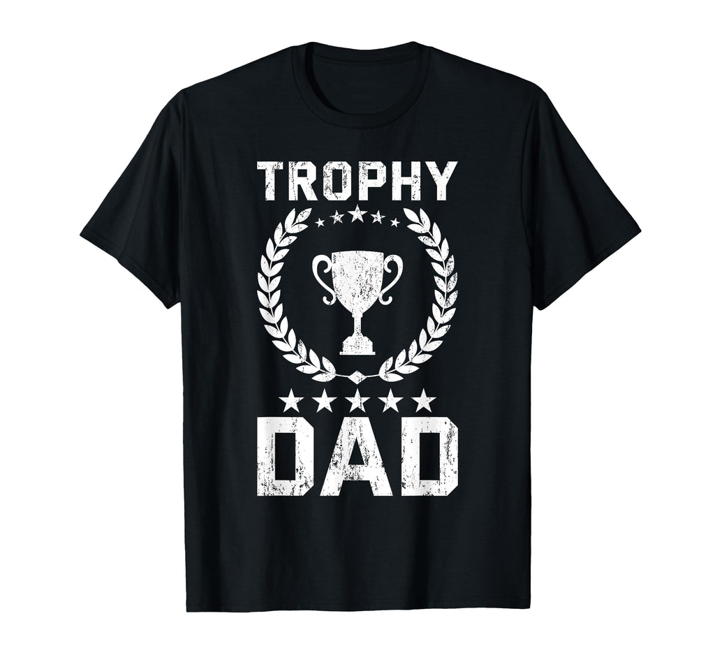 Husband Best Father Funny Trophy Dad T-Shirt - Aesthetic Graphic Men Women - T-Shirt, Sweatshirt, Hoodie