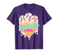 Baseball Grandma Ice Cream Drip T-Shirt - Casual Everyday Wear for Adults - T-Shirt, Sweatshirt, Hoodie
