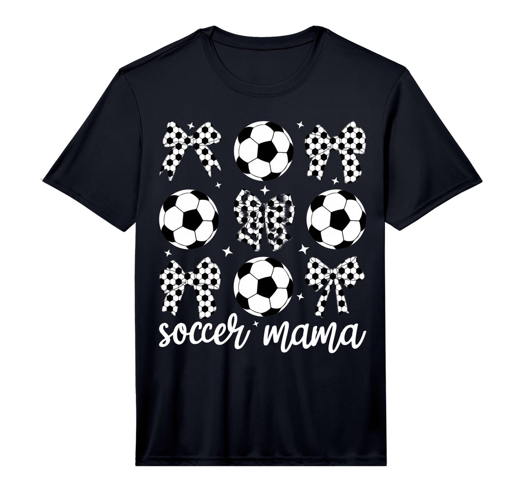 Soccer Mama Coquette Bow Soccer Mom T-Shirt - Aesthetic Graphic for Adults - T-Shirt, Sweatshirt, Hoodie