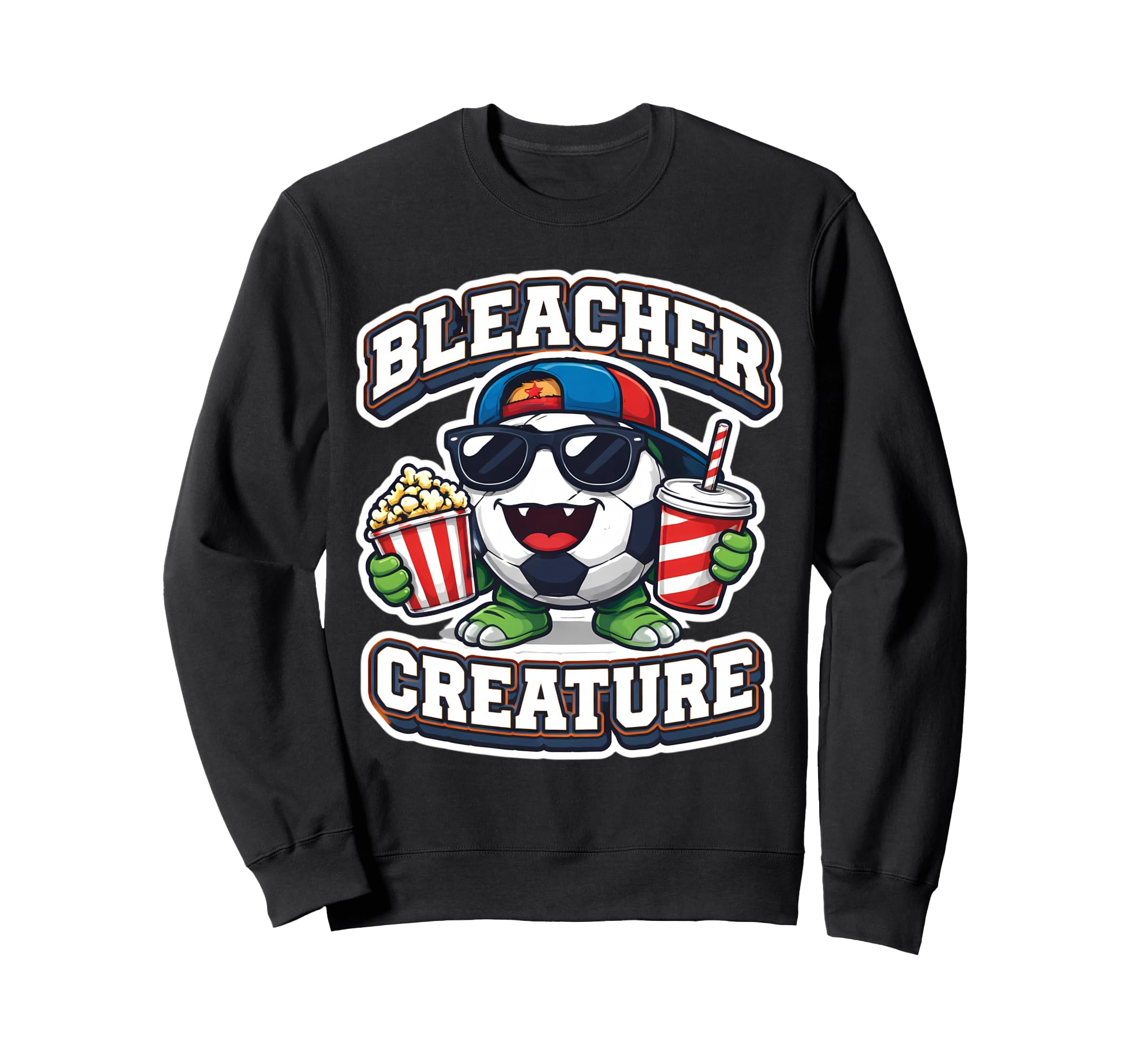 Bleacher Creature Soccer Fan Sweatshirt - Minimalist Print for Adults - T-Shirt, Sweatshirt, Hoodie