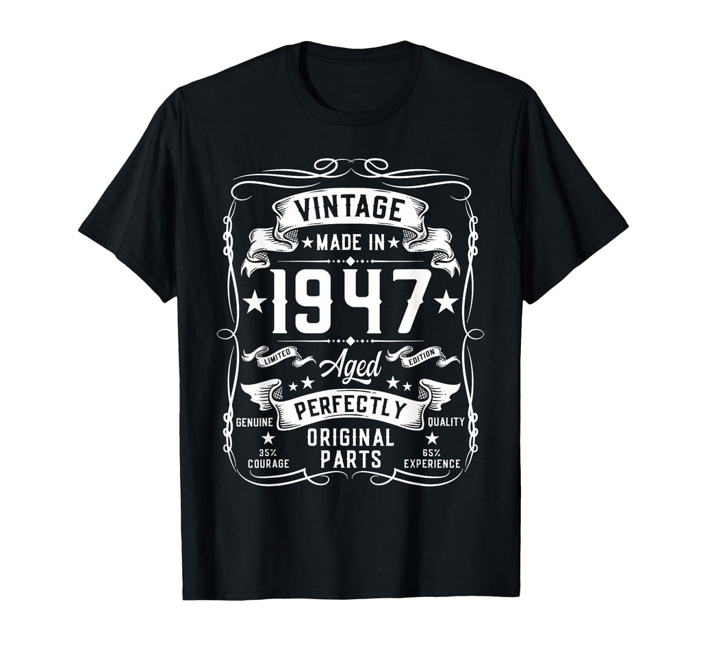 1947 78 Years Old Gifts 78Yr 78Th T-Shirt - Novelty Apparel for Adults - T-Shirt, Sweatshirt, Hoodie