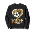 Leopard Heart Soccer Nana Grandma Sweatshirt - Custom Art Print Men Women - T-Shirt, Sweatshirt, Hoodie
