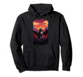Bearded Collie Dog Mom Dad Mountain Hoodie - Graphic Print for Adults - T-Shirt, Sweatshirt, Hoodie