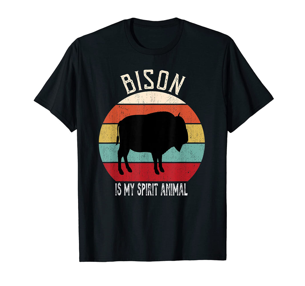 Funny Bison Is My Spirit Animal Lover T-Shirt - Aesthetic Graphic Unisex - T-Shirt, Sweatshirt, Hoodie