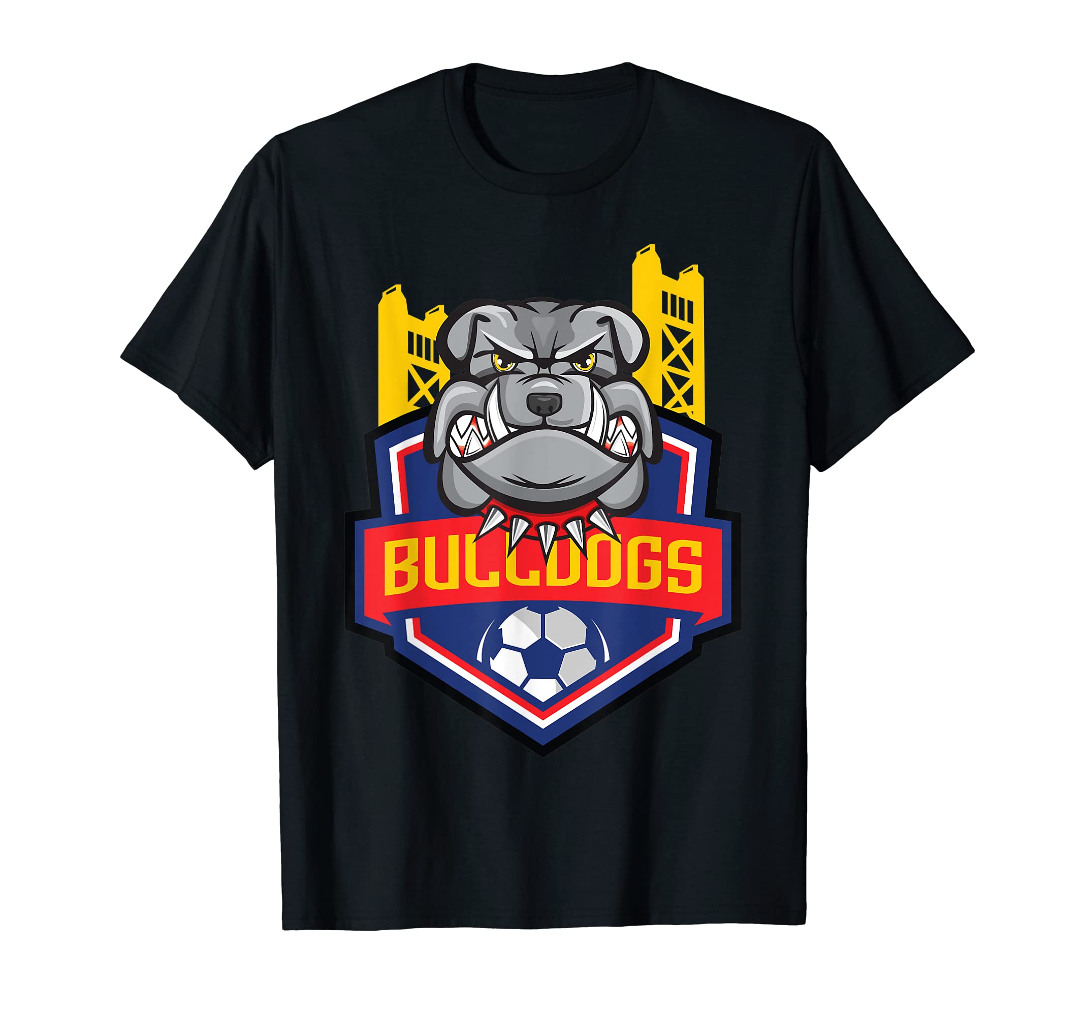 Bulldogs Soccer T-Shirt - Streetwear Style for Adults - T-Shirt, Sweatshirt, Hoodie