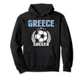 Greece Soccer Fans Jersey Proud Hoodie - Casual Everyday Wear Men Women - T-Shirt, Sweatshirt, Hoodie