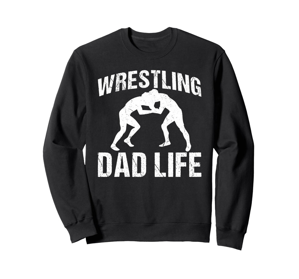 Wrestling Dad Life Game Day Sports Dad Sweatshirt - Custom Art Print Unisex - T-Shirt, Sweatshirt, Hoodie