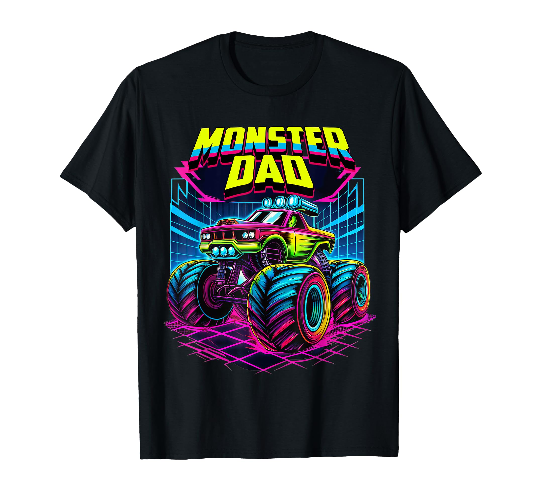 Monster Truck Dad Monster Truck Are My T-Shirt - Aesthetic Graphic Unisex - T-Shirt, Sweatshirt, Hoodie