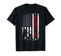 Mens Baseball Dad Usa Flag Baseball T-Shirt - Unique Graphic for Adults - T-Shirt, Sweatshirt, Hoodie