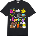 Hello Spring and Easter Day 2026 Bunny Toddler - Adult & Kids T-Shirts, Sweatshirts & Hoodies apparel design preview 1