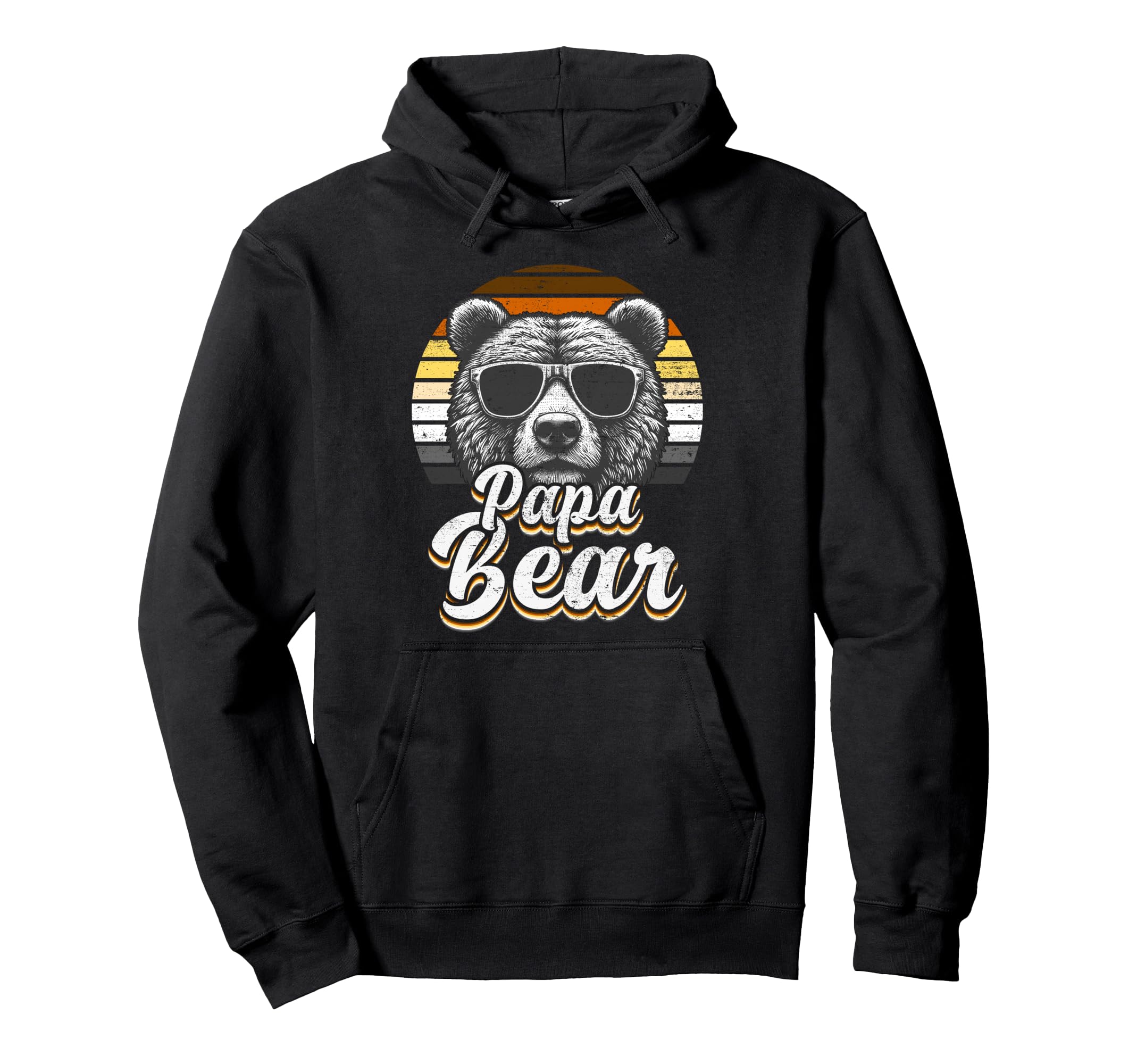 Papa Bear Gay Pride Bear Flag Hoodie - Graphic Print Men Women - T-Shirt, Sweatshirt, Hoodie