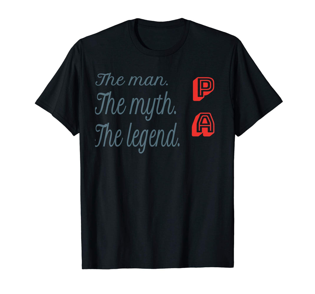 Mens Pa Myth Legend Dad Father Birthday T-Shirt - Unique Graphic Men Women - T-Shirt, Sweatshirt, Hoodie