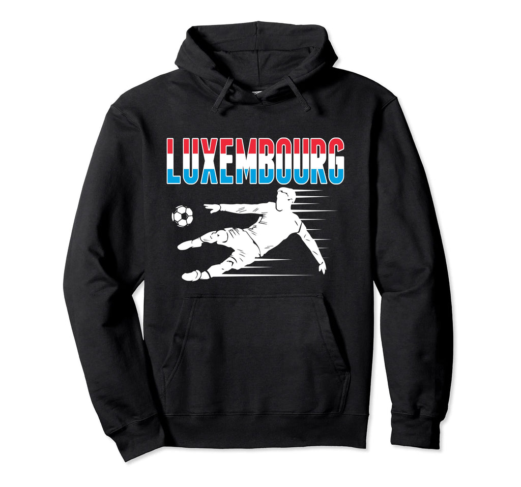 Luxembourg Soccer Fans Jersey Proud Hoodie - Custom Art Print Unisex - T-Shirt, Sweatshirt, Hoodie