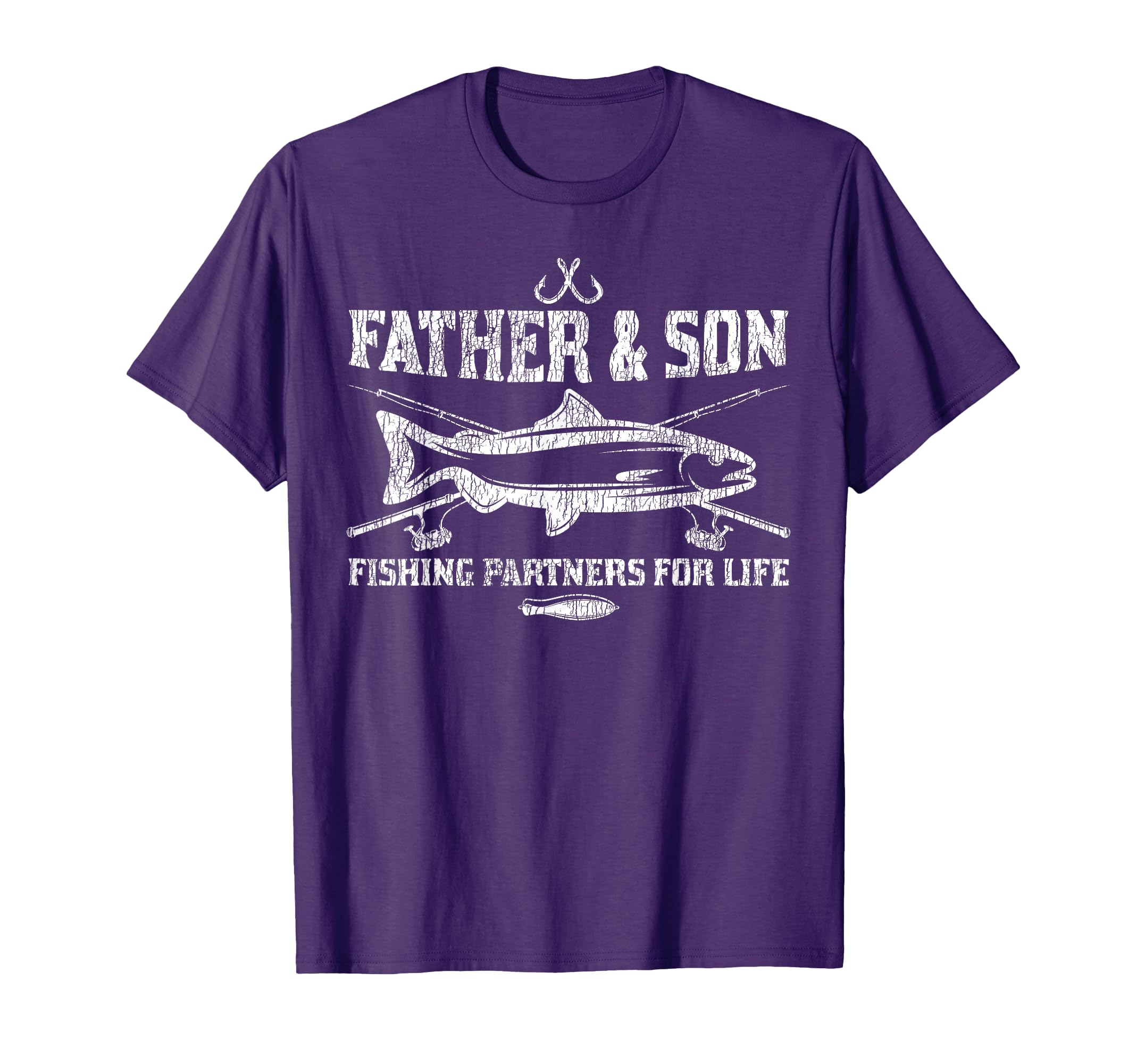 Fishing Partners Life Father And Son T-Shirt - Graphic Print Men Women - T-Shirt, Sweatshirt, Hoodie