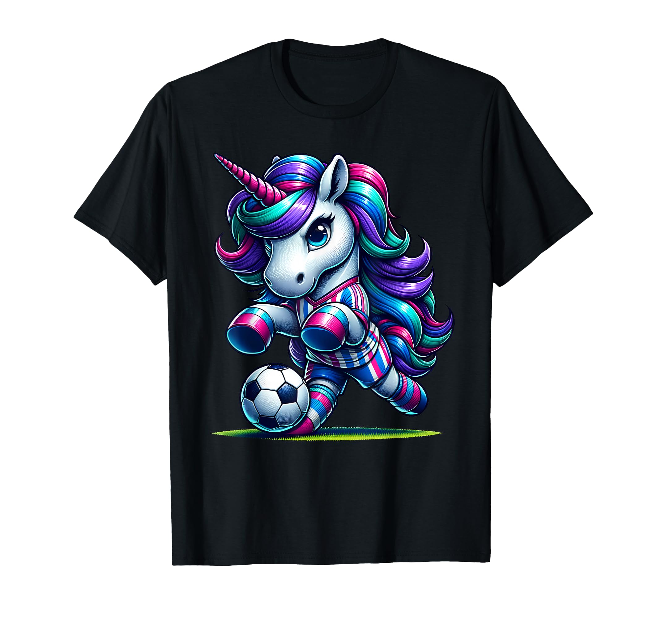 Soccer Unicorns Mom Aunt Sister Hoodie - Graphic Print Unisex - T-Shirt, Sweatshirt, Hoodie